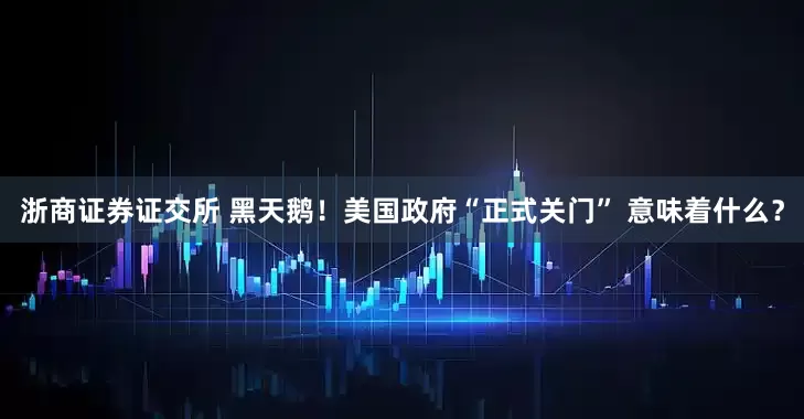 浙商证券证交所 黑天鹅！美国政府“正式关门” 意味着什么？